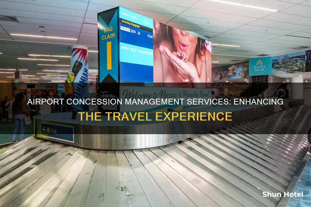 what is airport concession management services