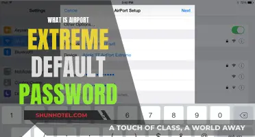 Airport Extreme: Default Password Guide