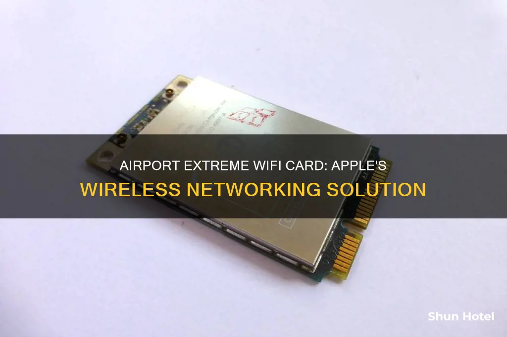 what is airport extreme wifi card
