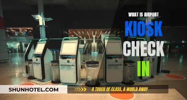 Airport Kiosk Check-In: Quick, Easy, and Efficient