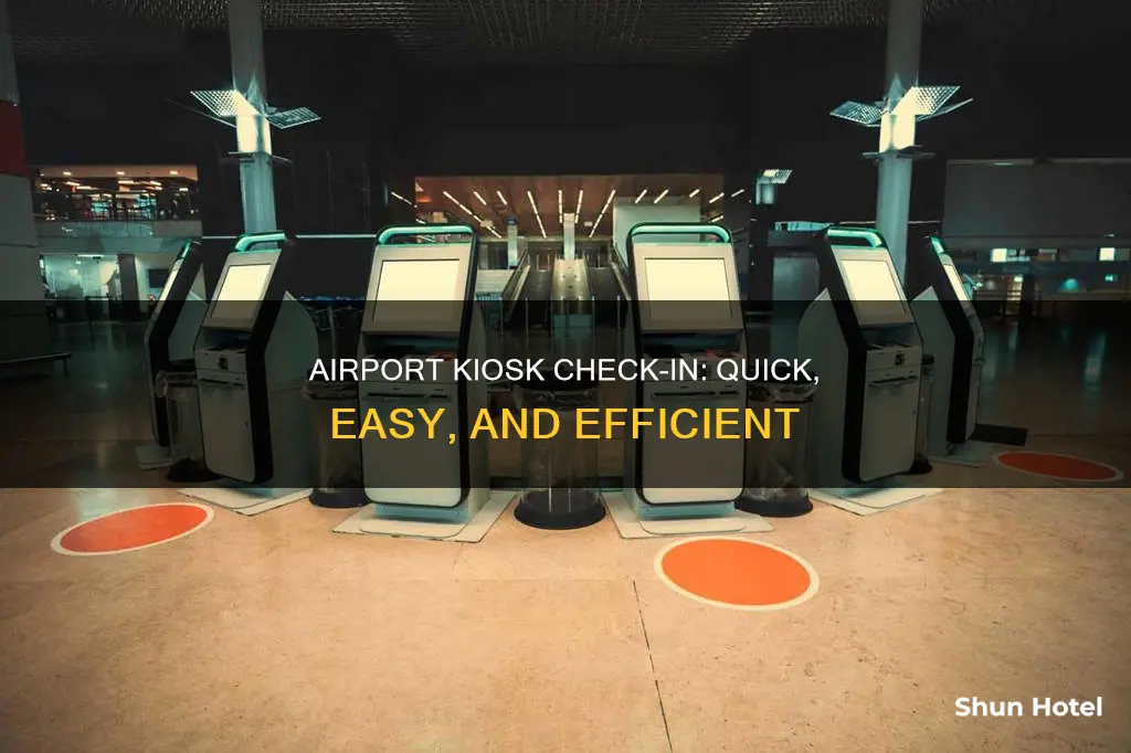 what is airport kiosk check in