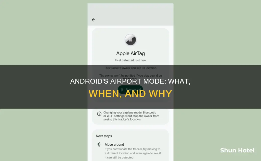 what is airport mode on android