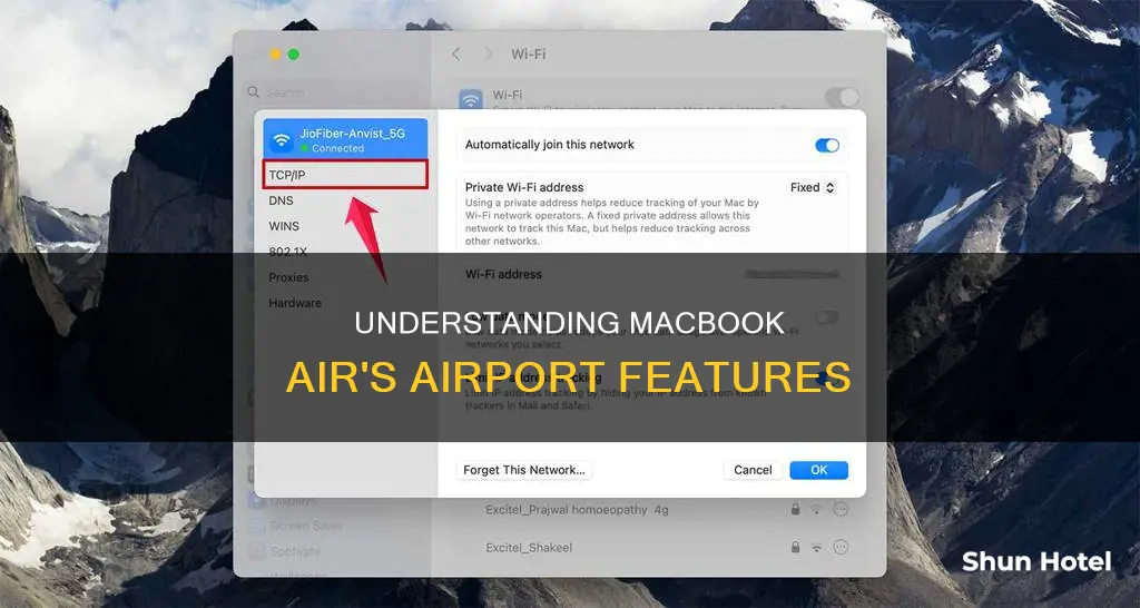 what is airport on macbook air