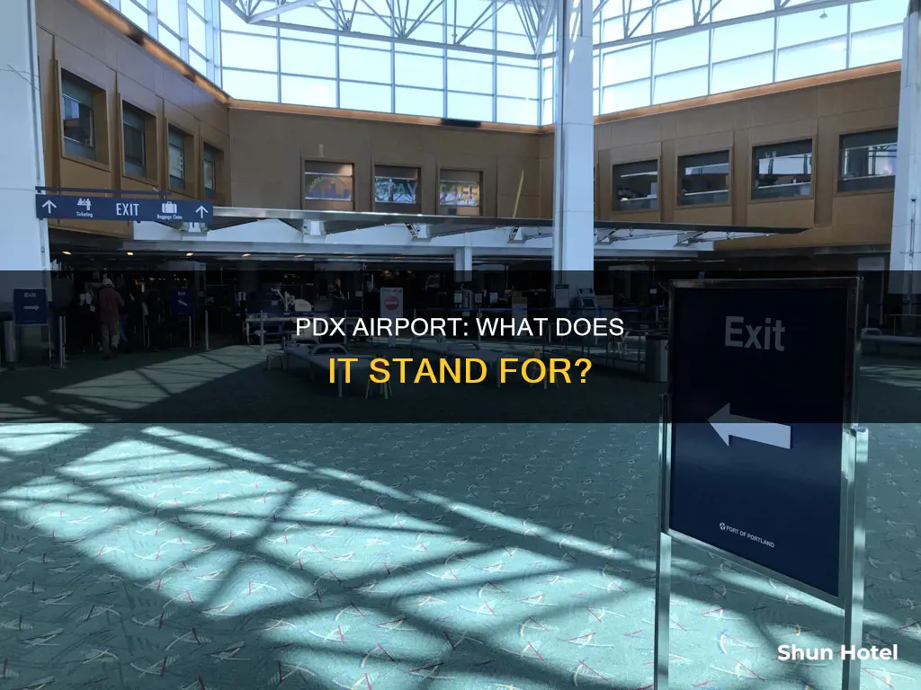 what is airport pdx stand for