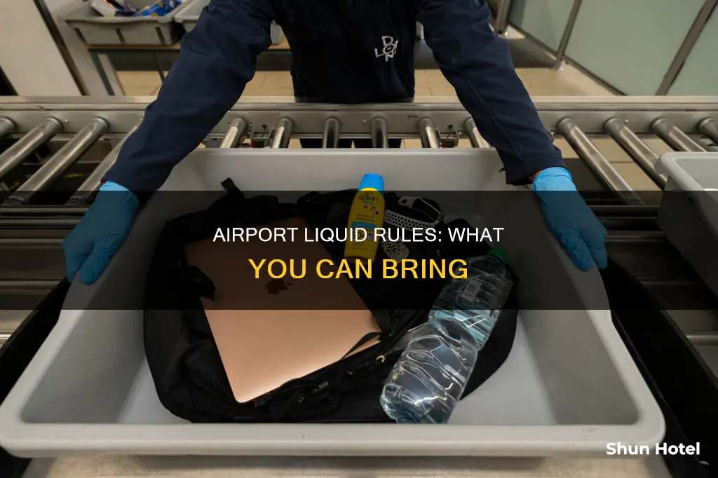 what is airport regulations for liquids