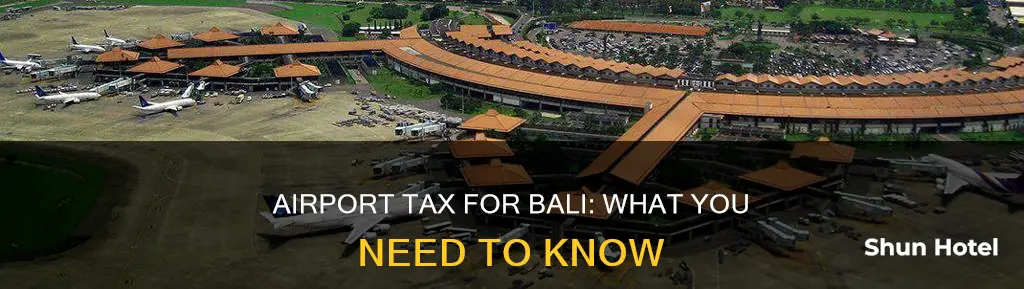 what is airport tax for bali
