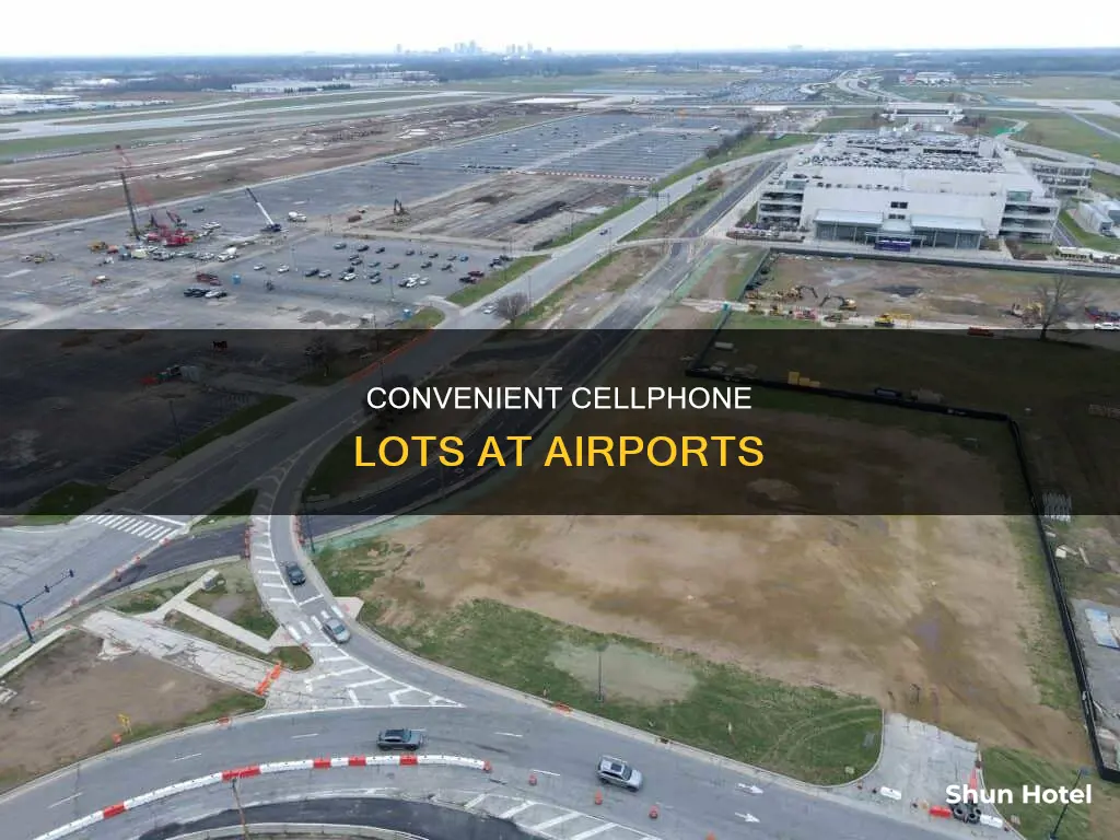 what is an airport cellphone lot