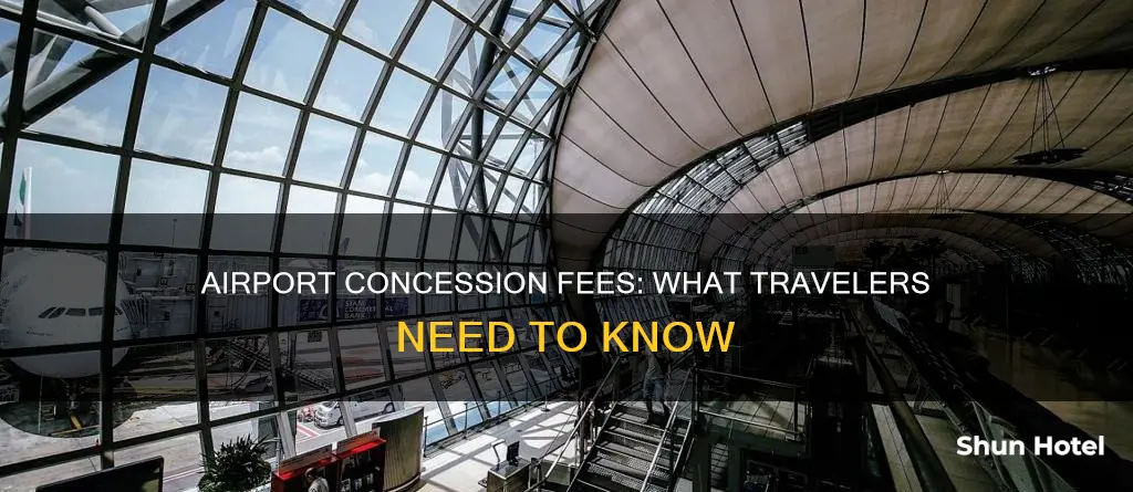 what is an airport concession fee
