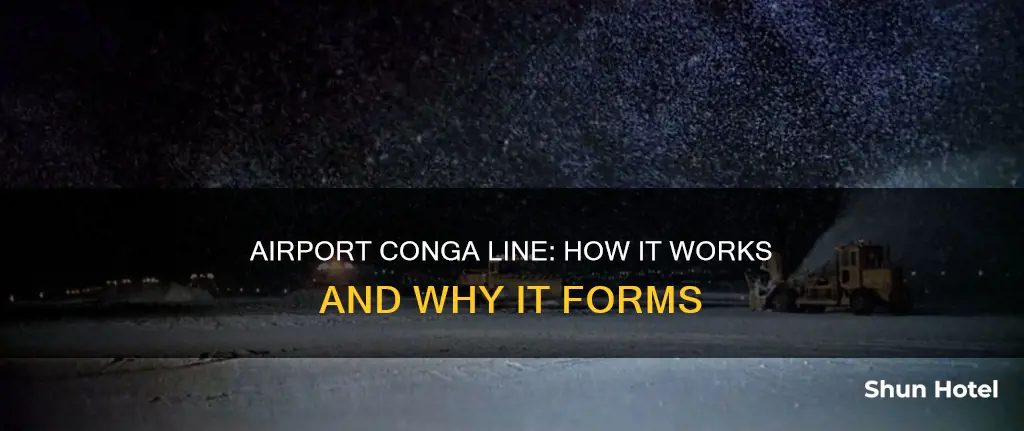 what is an airport conga line