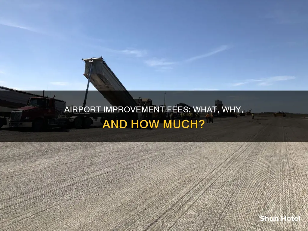 what is an airport improvement fee