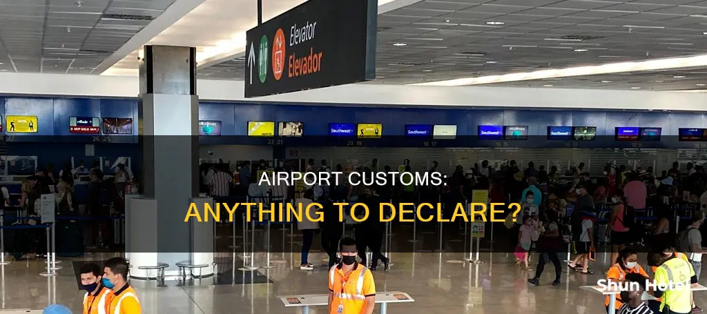 what is anything to declare airport