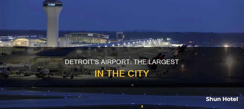what is biggest airport in detoir