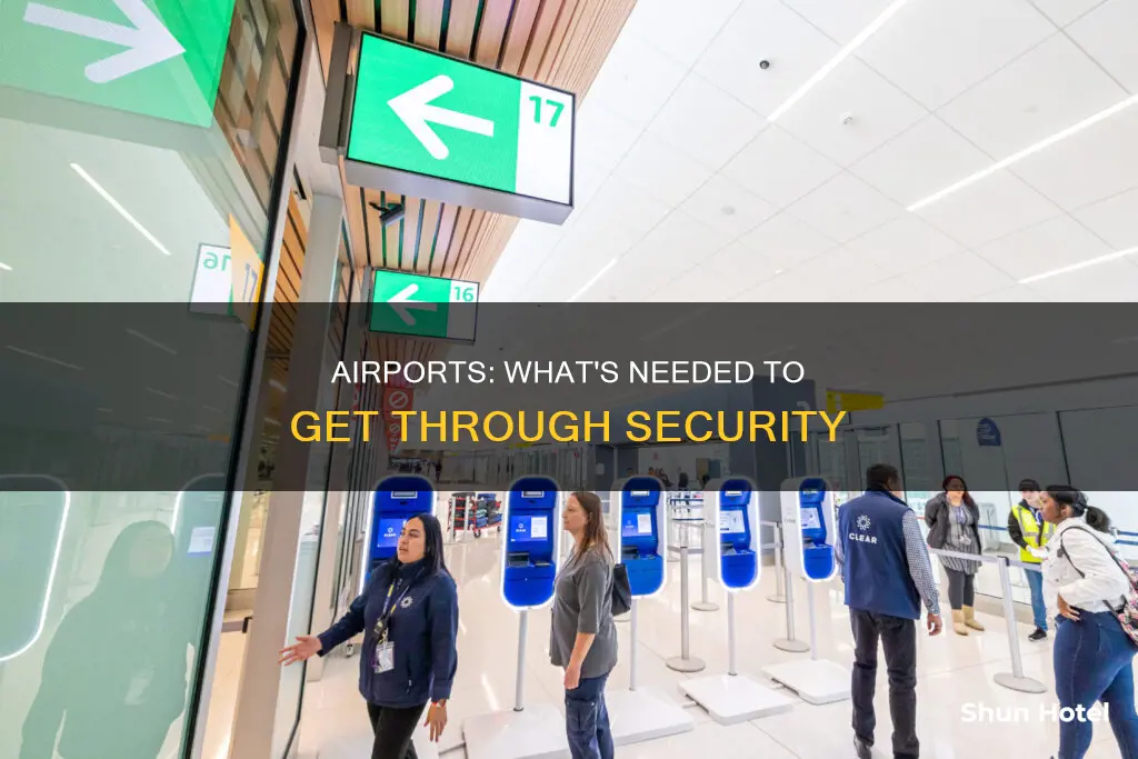 what is clear at an airport