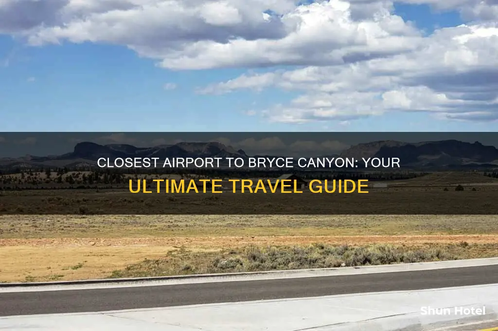 what is closest airport to bryce canyon
