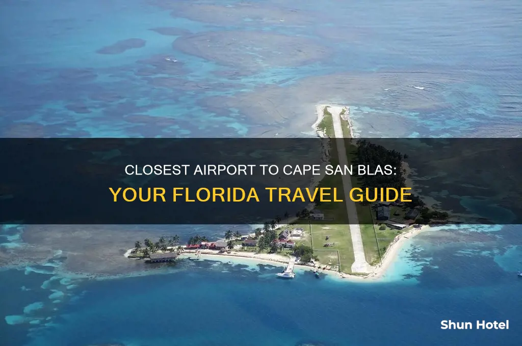 what is closest airport to cape san blas florida