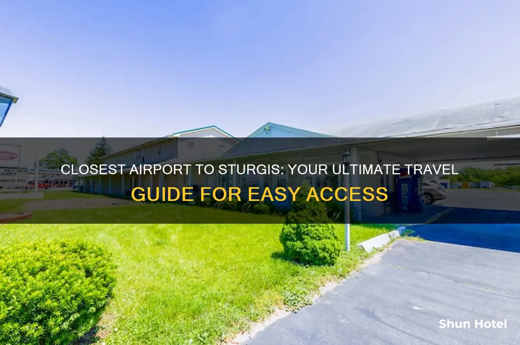 what is closest airport to sturgis