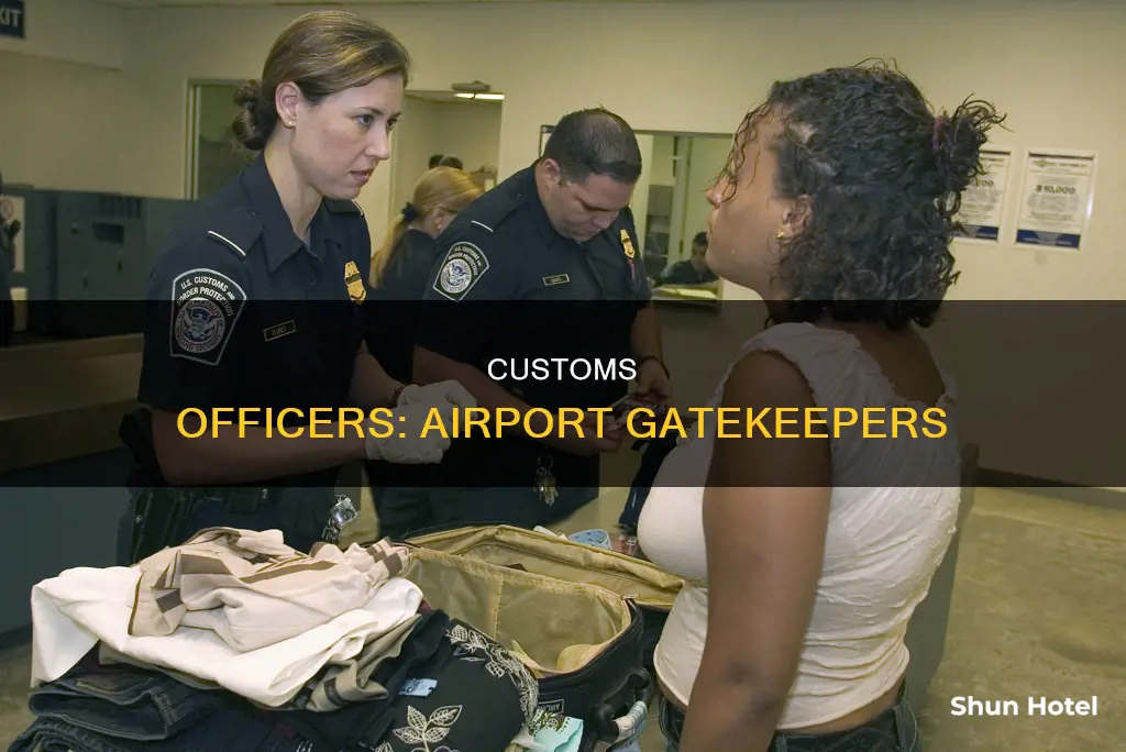 what is custom jobs in airport