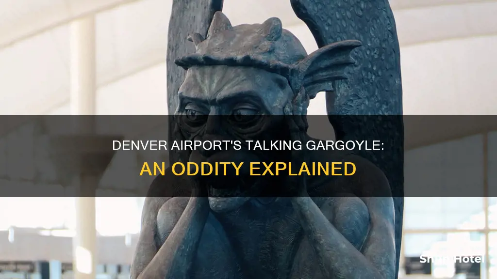 what is denver airport talking gargoyle