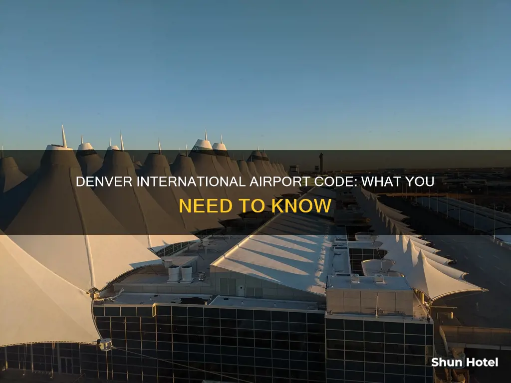 what is denver internaion airport code