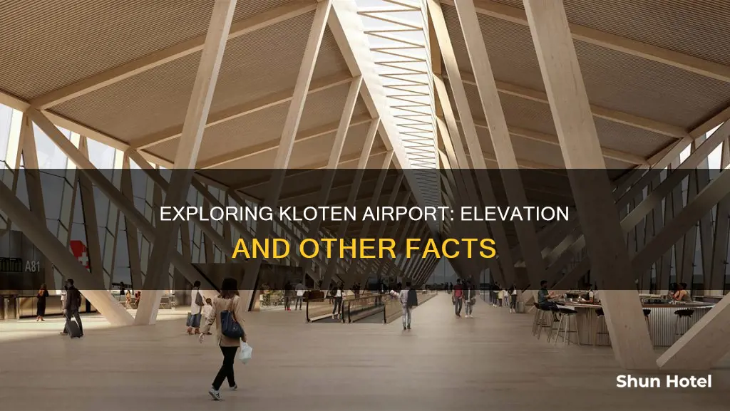 what is elevation of kloten airport