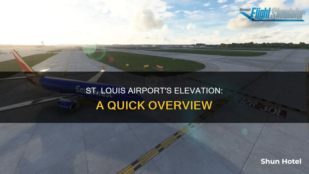 what is elevation of stl airport