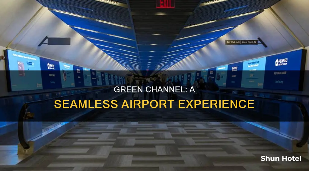 what is green channel in airport