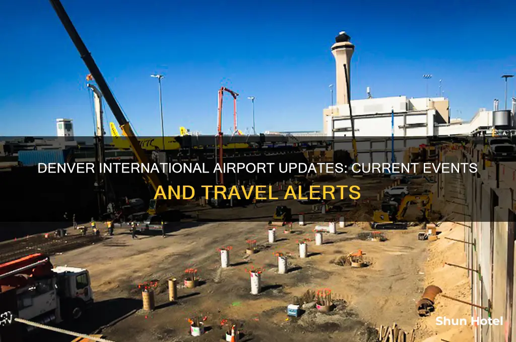 what is happening at denver international airport right now