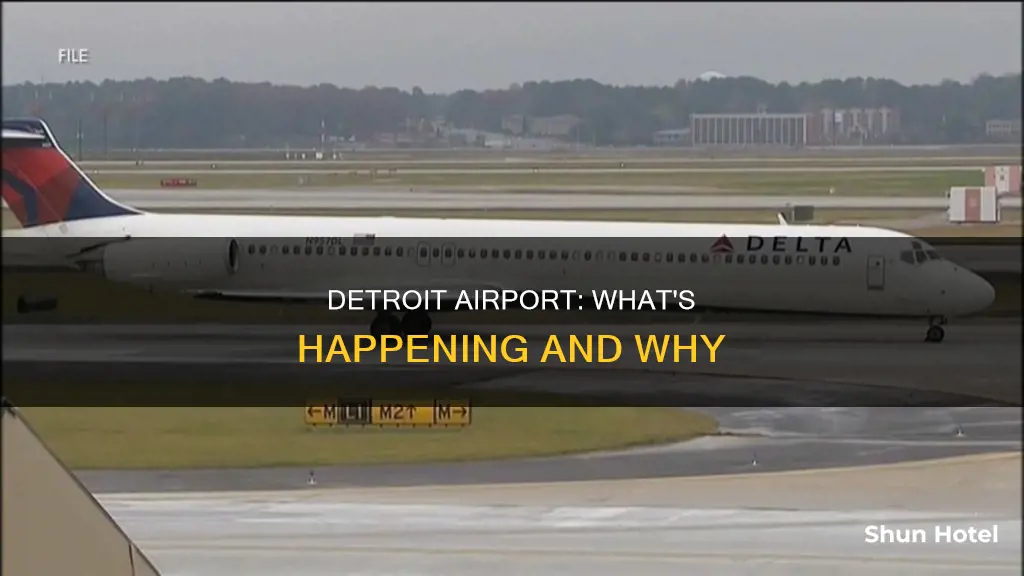 what is happening at detroit airport