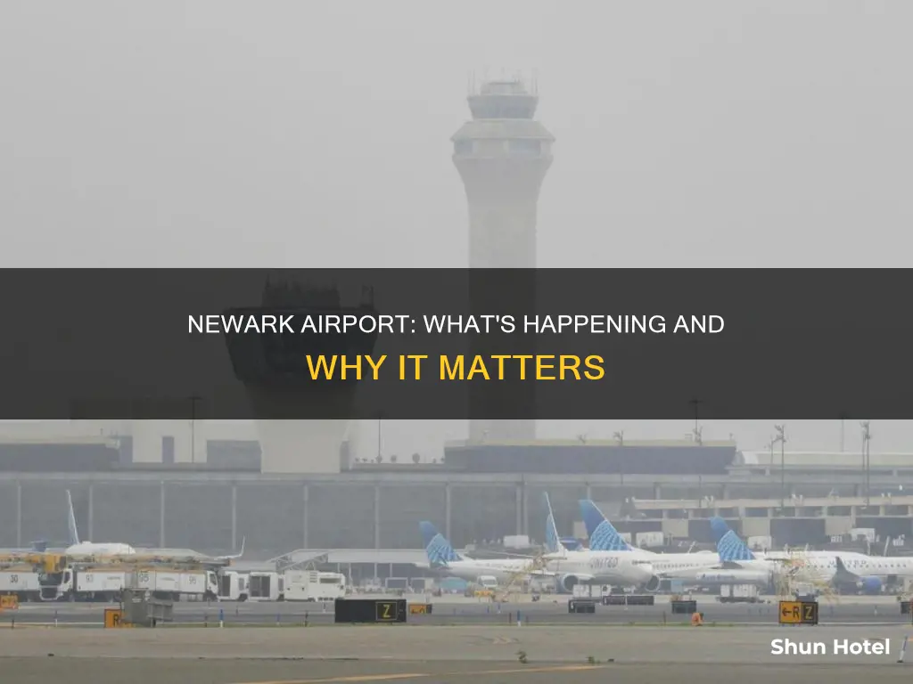 what is happening in newark airport