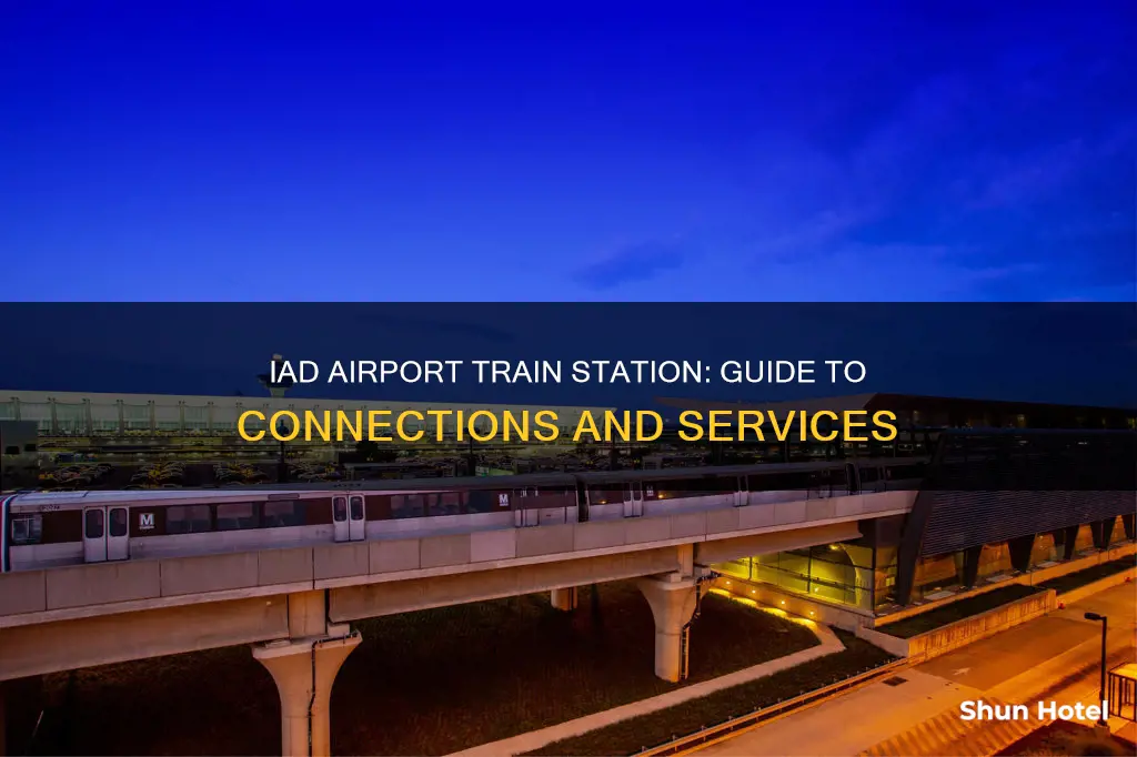 what is iad airport train station