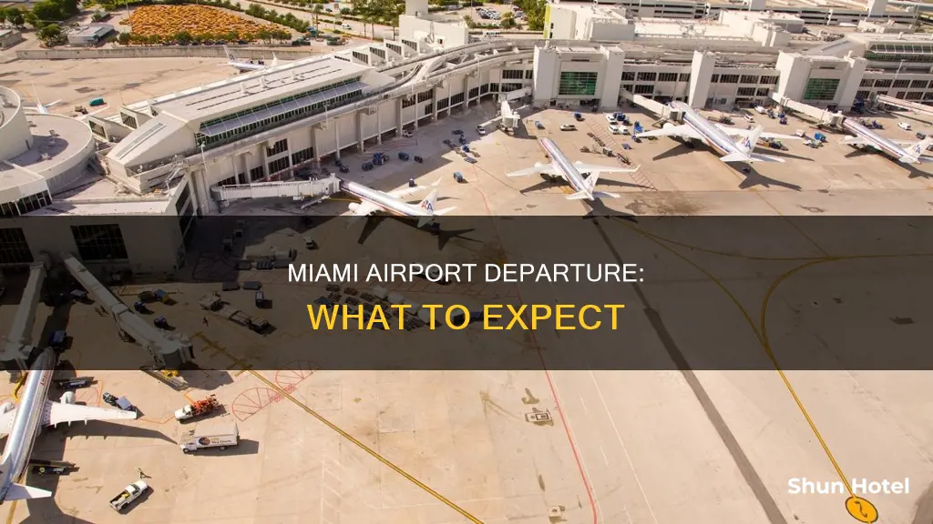 what is in miami airport departure