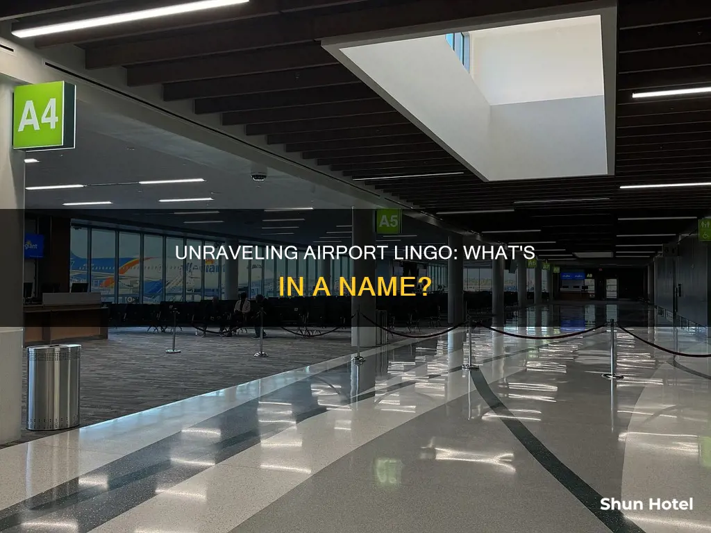 what is it called at airport