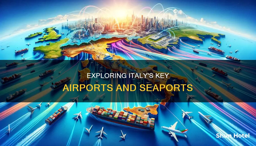 what is italy major airports seaports