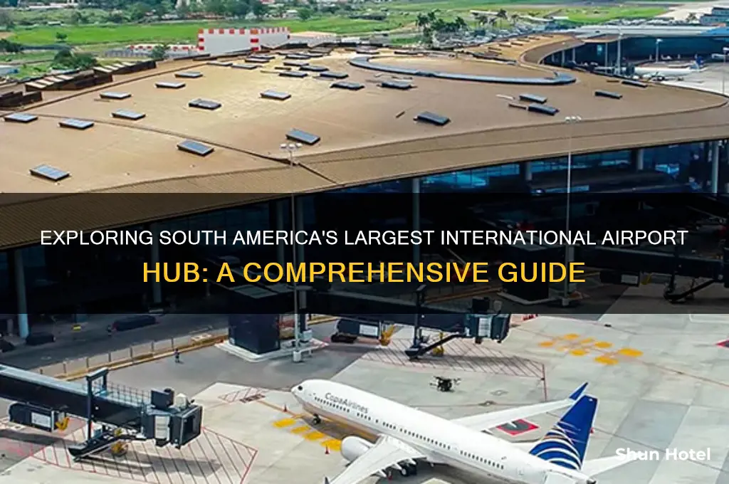 what is largest international airport hub in south america