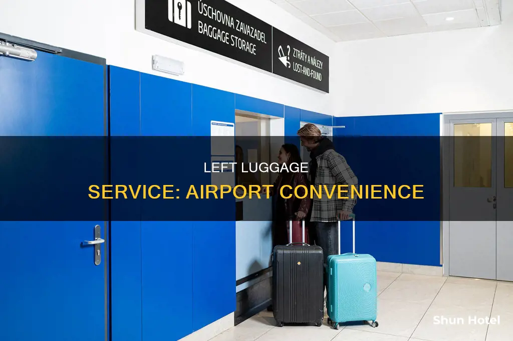 what is left luggage in airport
