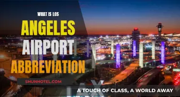Los Angeles Airport: Abbreviation Mystery Solved