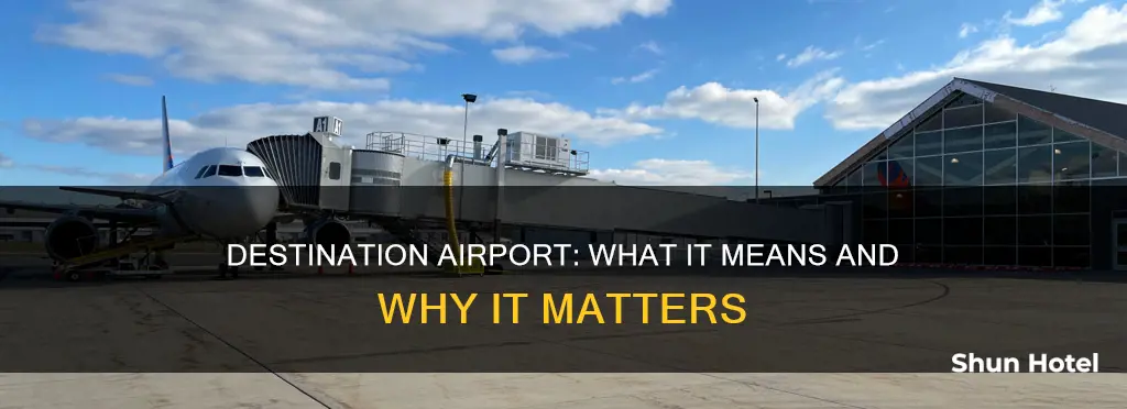 what is meant by destination airport