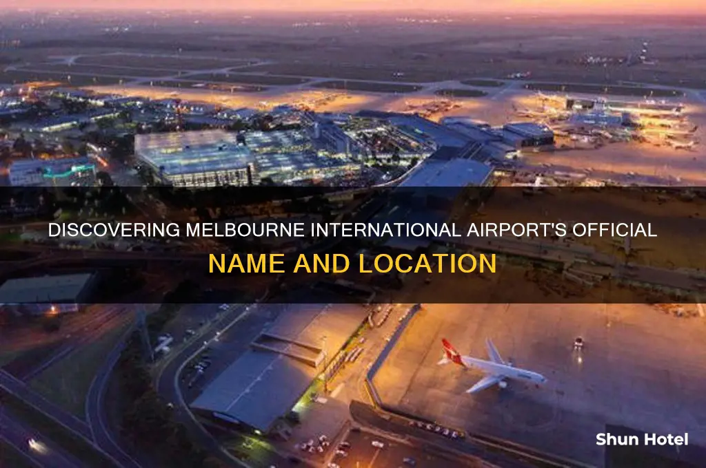 what is melbourne international airport called