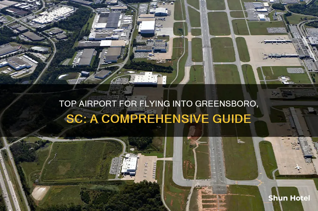 what is most common airport to fly into greensboro sc