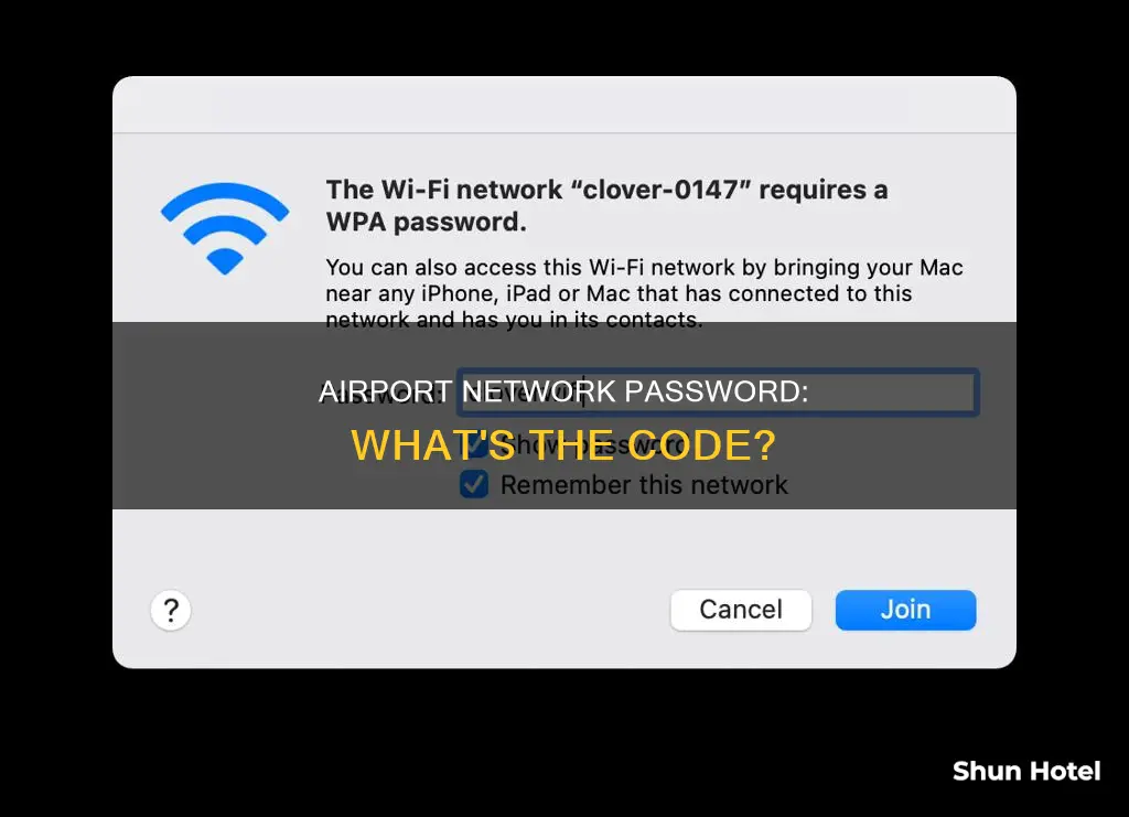 what is my airport network password