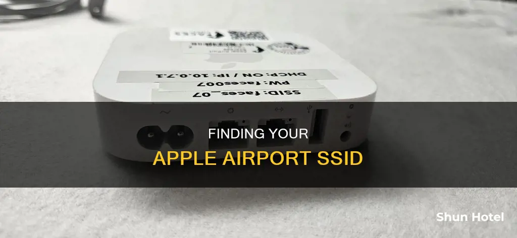 what is my apple airport ssid