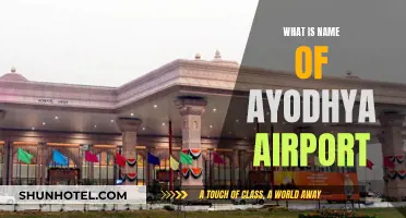 Ayodhya Airport: Exploring the Sacred Gateway's Official Name