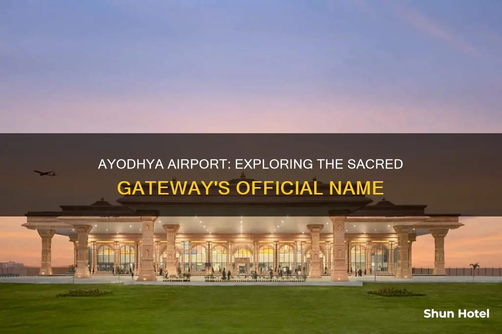 what is name of ayodhya airport