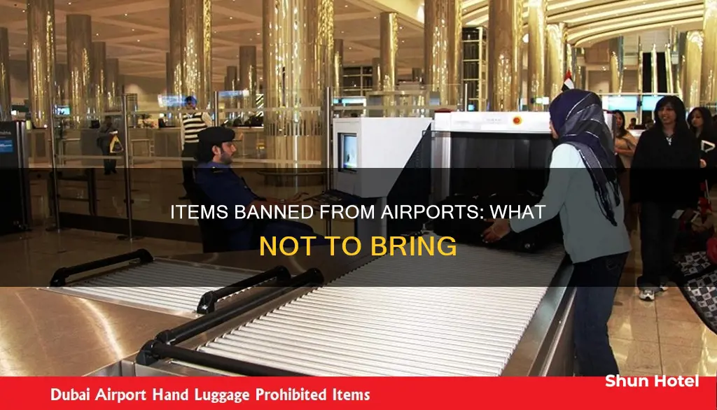 what is not allowed at airport