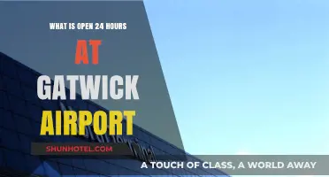 Gatwick Airport's Nonstop Services: 24-Hour Shops, Dining, and Facilities