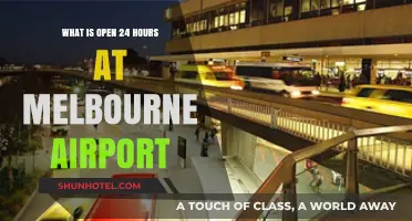 Melbourne Airport's Nonstop Services: 24-Hour Dining, Shopping, and Amenities Guide