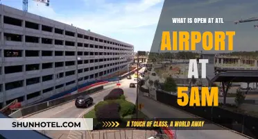 Early Birds Guide: ATL Airport 5 AM Open Amenities & Services