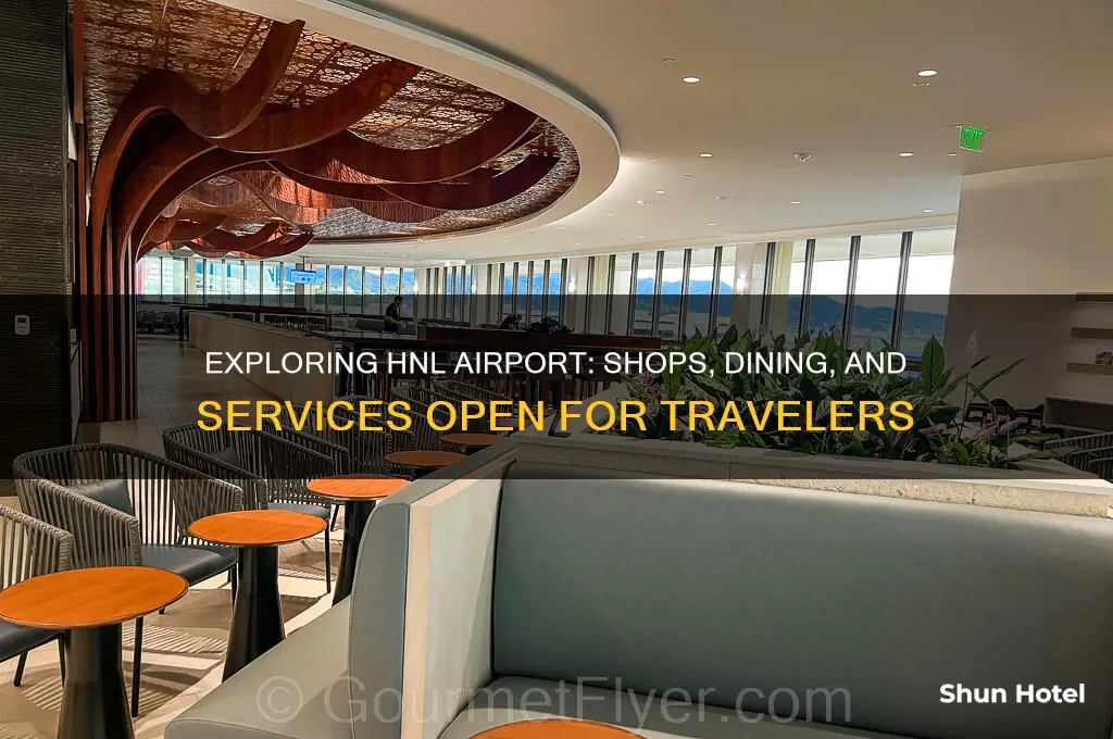 what is open at hnl airport