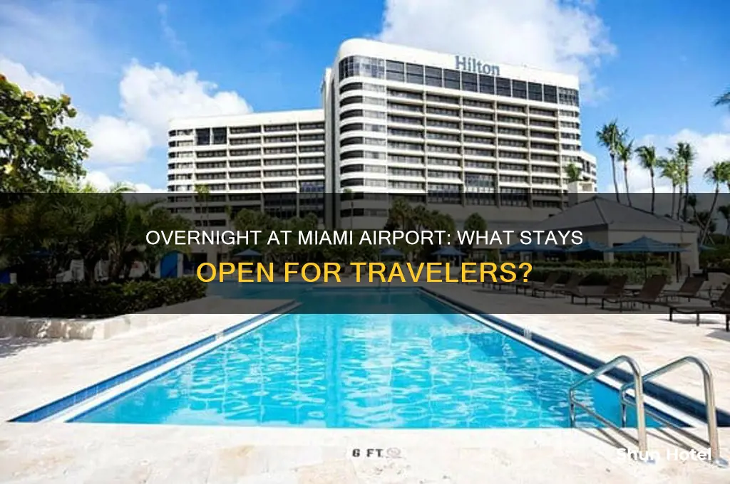 what is open at miami airport overnight