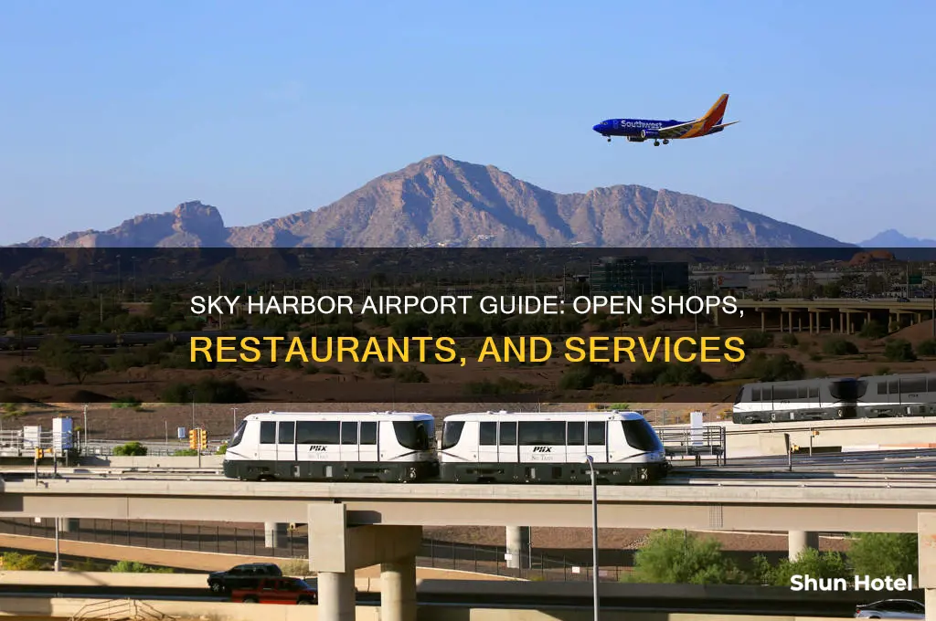 what is open at sky harbor airport